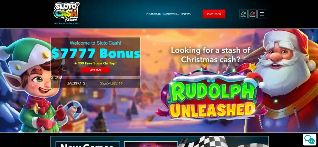 Sloto Cash casino Free Spins No Deposit Bonus on Lucky 6